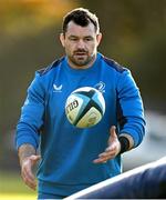 14 November 2023; Cian Healy during Leinster rugby squad training at UCD in Dublin. Photo by Brendan Moran/Sportsfile
