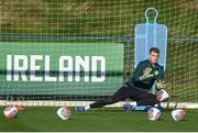 15 November 2023; Goalkeeper Mark Travers during a Republic of Ireland training session at the FAI National Training Centre in Abbotstown, Dublin. Photo by Stephen McCarthy/Sportsfile