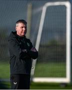 15 November 2023; Manager Stephen Kenny during a Republic of Ireland training session at the FAI National Training Centre in Abbotstown, Dublin. Photo by Stephen McCarthy/Sportsfile