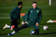 15 November 2023; Alan Browne during a Republic of Ireland training session at the FAI National Training Centre in Abbotstown, Dublin. Photo by Stephen McCarthy/Sportsfile