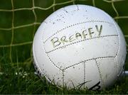 29 October 2023; A general view of a football during the Mayo County Senior Club Football Championship final match between Ballina Stephenites and Breaffy at Hastings Insurance MacHale Park in Castlebar, Mayo. Photo by Piaras Ó Mídheach/Sportsfile