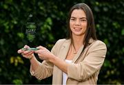 17 November 2023; Niamh O’Dea of Banner Ladies and Clare with The Croke Park/LGFA Player of the Month award for October 2023, at The Croke Park in Jones Road, Dublin. Niamh scored 1-3 in the 2023 Clare Senior County Final victory over West Clare Gaels and an incredible 3-6 from play as Banner Ladies defeated Mourneabbey in the Munster Senior Club Championship semi-final. Photo by Brendan Moran/Sportsfile