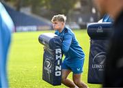17 November 2023; Fintan Gunne during a Leinster Rugby captain's run at the RDS Arena in Dublin. Photo by Harry Murphy/Sportsfile