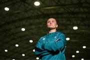 17 November 2023; Vikki Wall poses for a portrait during the Ireland media day ahead of the HSBC SVNS Season at the IRFU High Performance Centre in Dublin. Photo by Ben McShane/Sportsfile