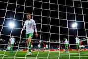 17 November 2023; Matt Healy of Republic of Ireland during the UEFA European Under-21 Championship Qualifier match between Norway and Republic of Ireland at Marienlyst Stadion in Drammen, Norway. Photo by Marius Simensen/Sportsfile