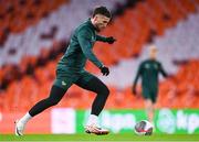 17 November 2023; Matt Doherty during a Republic of Ireland training session at Johan Cruijff ArenA in Amsterdam, Netherlands. Photo by Stephen McCarthy/Sportsfile