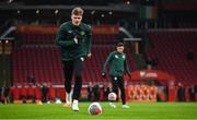 17 November 2023; Evan Ferguson during a Republic of Ireland training session at Johan Cruijff ArenA in Amsterdam, Netherlands. Photo by Stephen McCarthy/Sportsfile