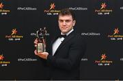 17 November 2023; Shane O'Donnell of Clare with his PwC GAA/GPA All-Star Award during the 2023 PwC GAA/GPA All-Star Awards at the RDS in Dublin. Photo by David Fitzgerald/Sportsfile