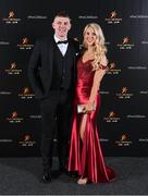 17 November 2023; Ronan Maher of Tipperary and Michelle Lahart on arrival at the 2023 PwC GAA/GPA All-Star Awards at the RDS in Dublin. Photo by Seb Daly/Sportsfile