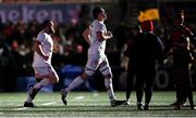 17 November 2023; Andrew Warwick, left, and David McCann of Ulster before the United Rugby Championship match between Ulster and Emirates Lions at Kingspan Stadium in Belfast. Photo by Ramsey Cardy/Sportsfile