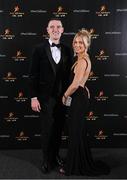 17 November 2023; Brian Fenton of Dublin and Katie Molloy on arrival at the 2023 PwC GAA/GPA All-Star Awards at the RDS in Dublin. Photo by Seb Daly/Sportsfile