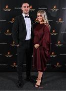 17 November 2023; James McCarthy of Dublin and Clodagh McCarthy on arrival at the 2023 PwC GAA/GPA All-Star Awards at the RDS in Dublin. Photo by Seb Daly/Sportsfile