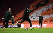 17 November 2023; Callum Robinson during a Republic of Ireland training session at Johan Cruijff ArenA in Amsterdam, Netherlands. Photo by Stephen McCarthy/Sportsfile