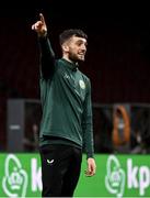 17 November 2023; Troy Parrott during a Republic of Ireland training session at Johan Cruijff ArenA in Amsterdam, Netherlands. Photo by Stephen McCarthy/Sportsfile