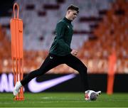 17 November 2023; Evan Ferguson during a Republic of Ireland training session at Johan Cruijff ArenA in Amsterdam, Netherlands. Photo by Stephen McCarthy/Sportsfile
