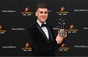 17 November 2023; Shane McGuigan of Derry with his PwC GAA/GPA All-Star Award during the 2023 PwC GAA/GPA All-Star Awards at the RDS in Dublin. Photo by David Fitzgerald/Sportsfile
