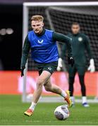 17 November 2023; Liam Scales during a Republic of Ireland training session at Johan Cruijff ArenA in Amsterdam, Netherlands. Photo by Stephen McCarthy/Sportsfile