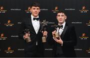 17 November 2023; David and Paudie Clifford of Kerry with their PwC GAA/GPA All-Star Awards during the 2023 PwC GAA/GPA All-Star Awards at the RDS in Dublin. Photo by David Fitzgerald/Sportsfile
