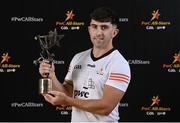 17 November 2023; Aaron Gillane of Limerick with his PwC GAA/GPA Hurler of the Year award during the 2023 PwC GAA/GPA All-Star Awards at the RDS in Dublin. Photo by David Fitzgerald/Sportsfile