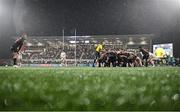17 November 2023; A general view of a scrum during the United Rugby Championship match between Ulster and Emirates Lions at Kingspan Stadium in Belfast. Photo by Ramsey Cardy/Sportsfile