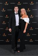 17 November 2023; Diarmaid Byrnes of Limerick and Elaine Kennedy during the 2023 PwC GAA/GPA All-Star Awards at the RDS in Dublin. Photo by Seb Daly/Sportsfile