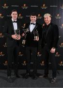 17 November 2023; Limerick and Patrickswell team-mates Diarmaid Byrnes, left, Aaron Gillane and Cian Lynch, right, during the 2023 PwC GAA/GPA All-Star Awards at the RDS in Dublin. Photo by Seb Daly/Sportsfile