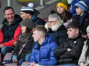 18 November 2023; Joe Brolly and his wife Laurita Blewitt before the AIB Connacht GAA Football Senior Club Championship Semi-Final match between Corofin, Galway, and Ballina Stephenites, Mayo, at Pearse Stadium, Galway. Photo by Ray Ryan/Sportsfile