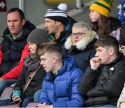 18 November 2023; Joe Brolly and his wife Laurita Blewitt before the AIB Connacht GAA Football Senior Club Championship Semi-Final match between Corofin, Galway, and Ballina Stephenites, Mayo, at Pearse Stadium, Galway. Photo by Ray Ryan/Sportsfile