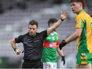 18 November 2023; Referee Barry Judge during the AIB Connacht GAA Football Senior Club Championship Semi-Final match between Corofin, Galway, and Ballina Stephenites, Mayo, at Pearse Stadium, Galway. Photo by Ray Ryan/Sportsfile