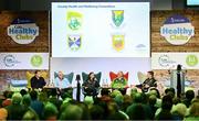 18 November 2023; Delegates from the commitees of Kerry, Cavan, Mayo and Wicklow speaking at the Irish Life GAA Healthy Club Conference 2023 at Croke Park in Dublin. Photo by Tyler Miller/Sportsfile