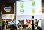 18 November 2023; Delegates from the commitees of Kerry, Cavan, Mayo and Wicklow speaking at the Irish Life GAA Healthy Club Conference 2023 at Croke Park in Dublin. Photo by Tyler Miller/Sportsfile