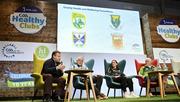 18 November 2023; Delegates from the commitees of Kerry, Cavan, Mayo and Wicklow speaking at the Irish Life GAA Healthy Club Conference 2023 at Croke Park in Dublin. Photo by Tyler Miller/Sportsfile