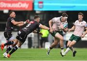 18 November 2023; Cathal Forde of Connacht evades the tackle of Cameron Wright of Hollywoodbets Sharks during the United Rugby Championship match between Hollywoodbets Sharks and Connacht at Holywoodbets Kings Park in Durban, South Africa. Photo by Shaun Roy/Sportsfile