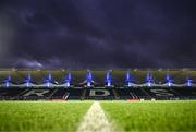 18 November 2023; A general view inside the stadium before the United Rugby Championship match between Leinster and Scarlets at the RDS Arena in Dublin. Photo by Harry Murphy/Sportsfile