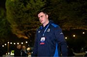 18 November 2023; Leinster co-captain James Ryan arrives before the United Rugby Championship match between Leinster and Scarlets at the RDS Arena in Dublin. Photo by Harry Murphy/Sportsfile