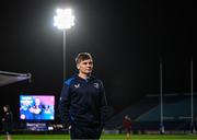 18 November 2023; Fintan Gunne of Leinster walks the pitch before the United Rugby Championship match between Leinster and Scarlets at the RDS Arena in Dublin. Photo by Harry Murphy/Sportsfile