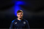 18 November 2023; Fintan Gunne of Leinster walks the pitch before before the United Rugby Championship match between Leinster and Scarlets at the RDS Arena in Dublin. Photo by Harry Murphy/Sportsfile