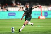 18 November 2023; JJ Hanrahan of Connacht warms up before the United Rugby Championship match between Hollywoodbets Sharks and Connacht at Holywoodbets Kings Park in Durban, South Africa. Photo by Shaun Roy/Sportsfile