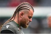 18 November 2023; Finlay Bealham of Connacht warms up before the United Rugby Championship match between Hollywoodbets Sharks and Connacht at Holywoodbets Kings Park in Durban, South Africa. Photo by Shaun Roy/Sportsfile