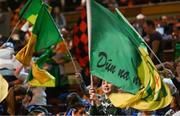 18 November 2023; Supporters in the crowd during the Scór Sinsir 2023 All-Ireland Finals at the INEC Arena in Killarney, Kerry. Photo by Eóin Noonan/Sportsfile