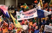 18 November 2023; Supporters in the crowd during the Scór Sinsir 2023 All-Ireland Finals at the INEC Arena in Killarney, Kerry. Photo by Eóin Noonan/Sportsfile