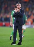 18 November 2023; Republic of Ireland manager Stephen Kenny after his side's defeat in the UEFA EURO 2024 Championship qualifying group B match between Netherlands and Republic of Ireland at Johan Cruijff ArenA in Amsterdam, Netherlands. Photo by Seb Daly/Sportsfile