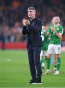 18 November 2023; Republic of Ireland manager Stephen Kenny after his side's defeat in the UEFA EURO 2024 Championship qualifying group B match between Netherlands and Republic of Ireland at Johan Cruijff ArenA in Amsterdam, Netherlands. Photo by Seb Daly/Sportsfile