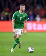 18 November 2023; Alan Browne of Republic of Ireland during the UEFA EURO 2024 Championship qualifying group B match between Netherlands and Republic of Ireland at Johan Cruijff ArenA in Amsterdam, Netherlands. Photo by Stephen McCarthy/Sportsfile