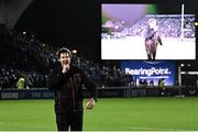 18 November 2023; Former Leinster player Mike McCarthy before the United Rugby Championship match between Leinster and Scarlets at the RDS Arena in Dublin. Photo by Harry Murphy/Sportsfile