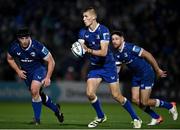 18 November 2023; Sam Prendergast of Leinster during the United Rugby Championship match between Leinster and Scarlets at the RDS Arena in Dublin. Photo by Sam Barnes/Sportsfile