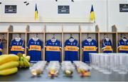 19 November 2023; The Kiladangan dressing room before the AIB Munster GAA Hurling Senior Club Championship Semi-Final match between Kiladangan, Tipperary, and Clonlara, Clare, at FBD Semple Stadium in Thurles, Tipperary. Photo by Stephen Marken/Sportsfile