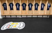 19 November 2023; A general view of the Athlone Town dressing room before the Sports Direct FAI Women's Cup Final match between Athlone Town and Shelbourne at Tallaght Stadium in Dublin. Photo by Stephen McCarthy/Sportsfile
