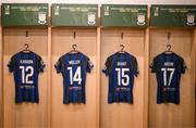 19 November 2023; A general view of the Athlone Town dressing room before the Sports Direct FAI Women's Cup Final match between Athlone Town and Shelbourne at Tallaght Stadium in Dublin. Photo by Stephen McCarthy/Sportsfile