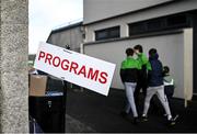 19 November 2023; Supporters arrive before the Kerry County Intermediate Football Championship Final match between Fossa and Milltown/Castlemaine at Austin Stack Park in Tralee, Kerry. Photo by David Fitzgerald/Sportsfile